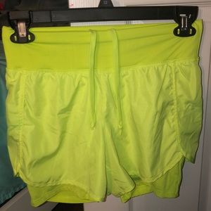 Neon Yellow Shorts